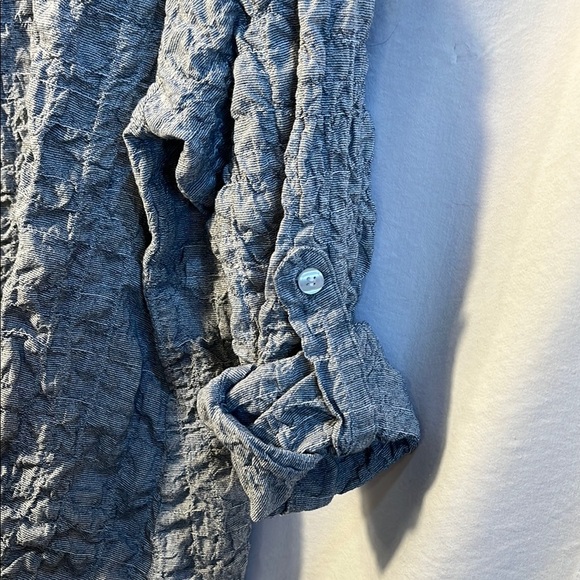 Soft Surroundings Heathered Gray Knit Top - Picture 4 of 4